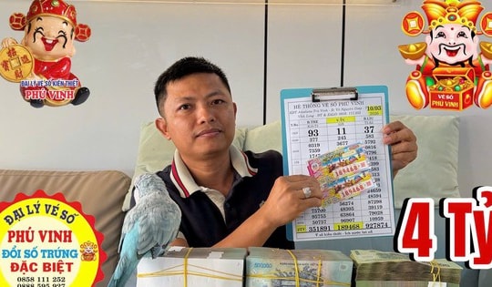 Xổ số miền Nam: Đại lý tìm người trúng độc đắc 14 tờ vé số