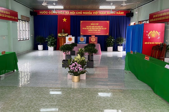 TP Hồ Chí Minh: Phường Phú An bố trí 27 điểm bỏ phiếu phục vụ hơn 35.000 cử tri