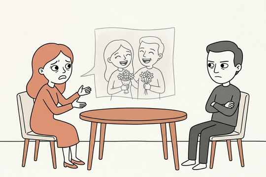 Chồng khô khan nhưng luôn cho tôi sự bình yên