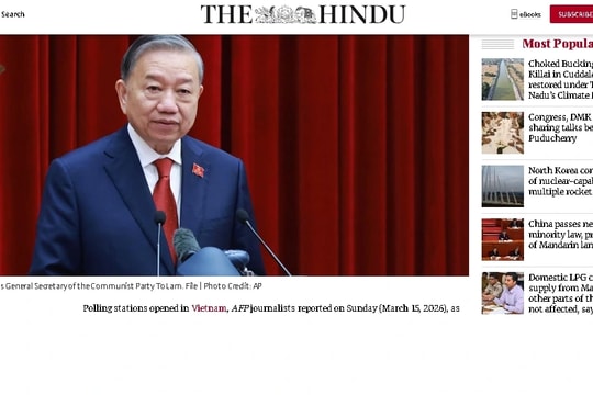 Truyền thông, chuyên gia quốc tế đánh giá cao ý nghĩa ngày bầu cử tại Việt Nam