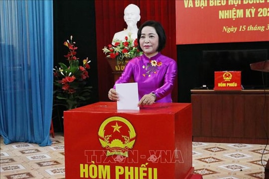 Không khí ngày bầu cử thực sự là ngày hội non sông