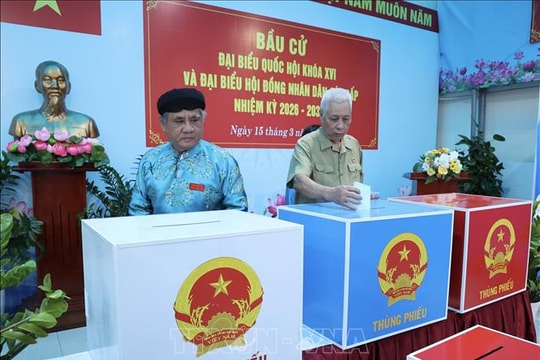 Cử tri Thành phố mang tên Bác tự hào, phấn khởi tham gia Ngày hội toàn dân