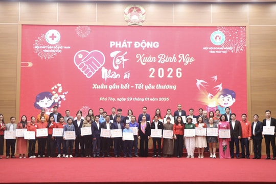 Phong trào 'Tết Nhân ái' 2026 huy động gần 897 tỷ đồng