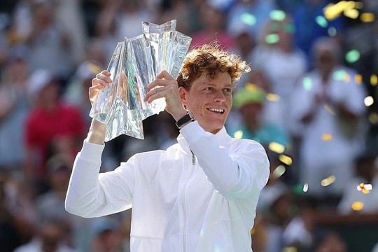 Sinner hạ Medvedev, vô địch Indian Wells