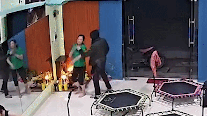 Nghi phạm giật dây chuyền ở phòng tập aerobic bị bắt