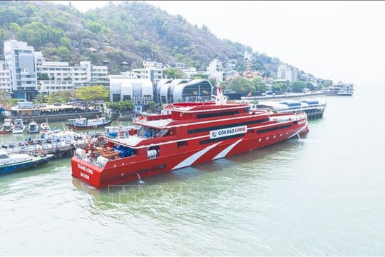 Tăng chuyến tàu cao tốc tuyến Vũng Tàu - Côn Đảo, giảm giá vé dịp hè 2026
