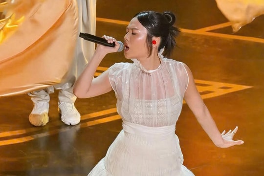 Váy của nhà thiết kế Đỗ Long lên sân khấu Oscar