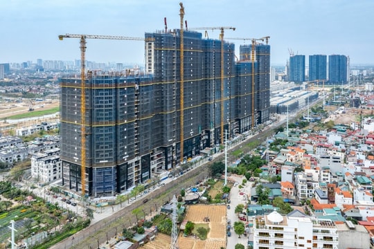 Dự án nhà ở tại Tây Hồ Tây cất nóc ba tòa tháp