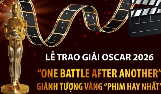 Giải Oscar 2026: 'One Battle After Another' giành tượng vàng 'Phim hay nhất'
