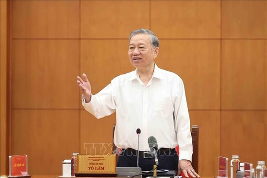 Tổng Bí thư Tô Lâm: Kiên quyết ngăn chặn, đẩy lùi tham nhũng, lãng phí, tiêu cực với tinh thần 'nói ít làm nhiều, làm đến cùng'