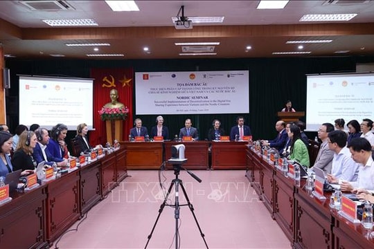 Việt Nam và các nước Bắc Âu chia sẻ kinh nghiệm thực hiện phân cấp trong kỷ nguyên số