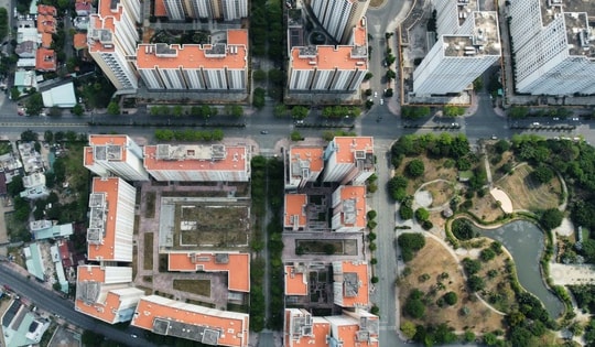 Hiện trạng 3.790 căn hộ ở Thủ Thiêm sắp được đấu giá nhìn từ flycam