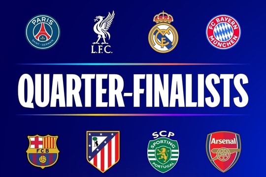 Xác định 4 trận tứ kết Champions League: Real Madrid đại chiến Bayern Munich