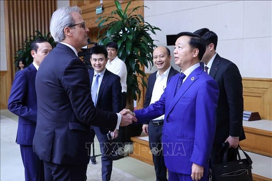 Phó Thủ tướng Trần Hồng Hà làm việc với Đoàn thanh tra IUU của EC