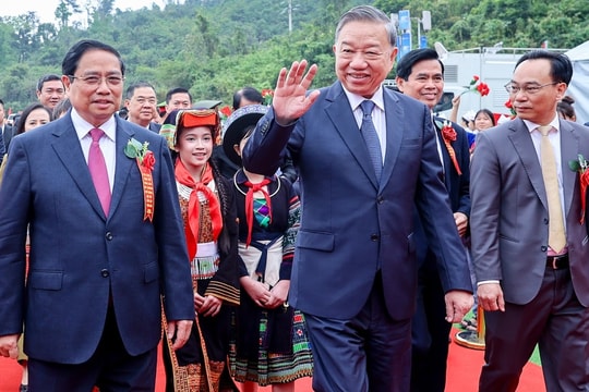 Tổng Bí thư, Thủ tướng dự khởi công 121 trường nội trú biên giới