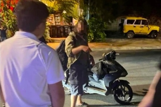 Thiếu tá công an bị người nước ngoài đâm trọng thương ở Mũi Né