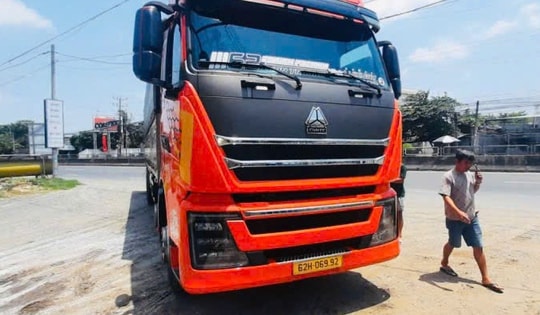 Công an Tây Ninh thông tin về chiếc xe tải bị tước phù hiệu lưu thông qua địa bàn