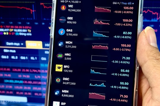 Chứng khoán giảm về mức thấp nhất hơn 3 tháng