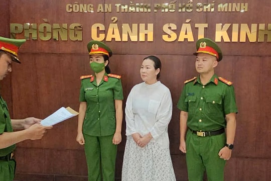 Bà Nguyễn Ngọc Tiền bị bắt