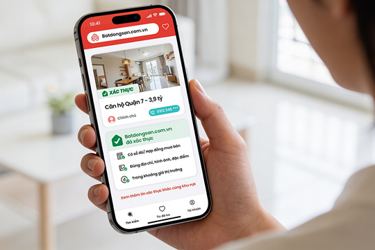 Tin xác thực trên Batdongsan đạt gấp đôi lượng truy cập