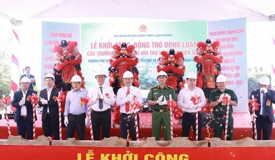 Người đứng đầu UBND tỉnh Lâm Đồng yêu cầu đẩy nhanh tiến độ các dự án trường nội trú