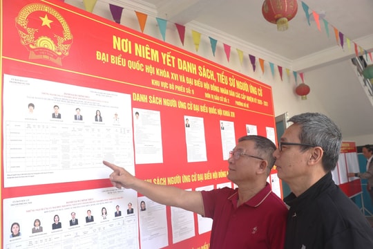 Cuộc bầu cử đại biểu Quốc hội khóa XVI thành công tốt đẹp