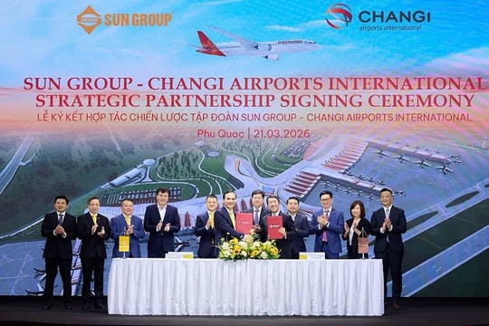 Sun Group hợp tác Changi Airports International vận hành sân bay Phú Quốc
