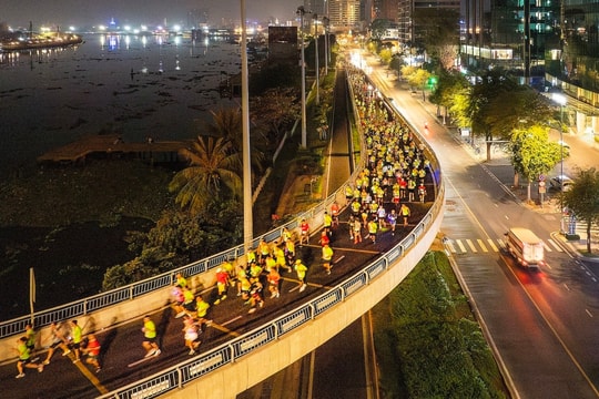 Đường chạy giải đêm TP HCM đảm bảo độ thoáng cho 13.000 người