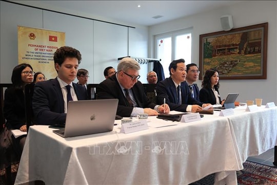 Phái đoàn Việt Nam thảo luận diễn biến mới trong chính sách thuế quan của Mỹ