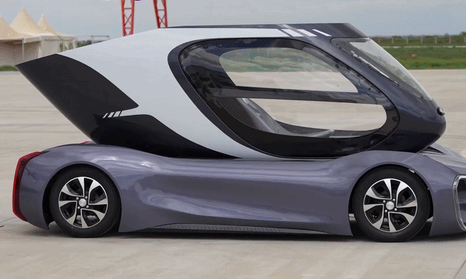 Cách mô-đun ôtô bay Trung Quốc hoạt động