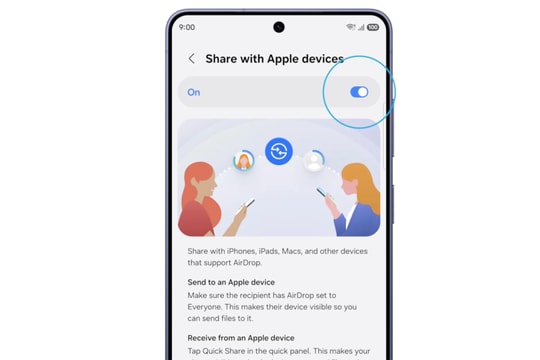 Samsung xác nhận Galaxy S26 hỗ trợ AirDrop