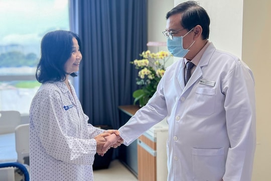 Thay van tim không cần mở lồng ngực