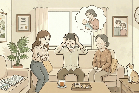 Mẹ giục chúng tôi sinh con đầu lòng nhưng vợ lại chưa muốn