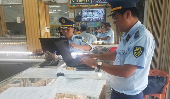 9 doanh nghiệp kinh doanh vàng bị xử phạt gần 580 triệu đồng