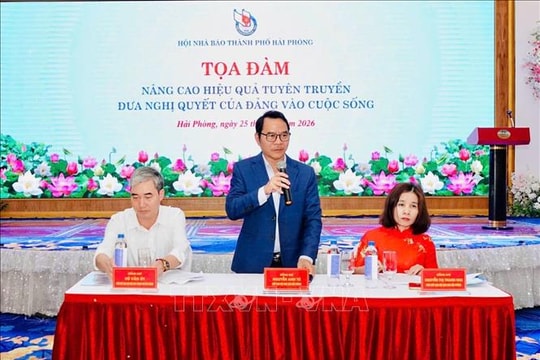 Phát huy vai trò của báo chí trong tuyên truyền đưa Nghị quyết của Đảng vào cuộc sống