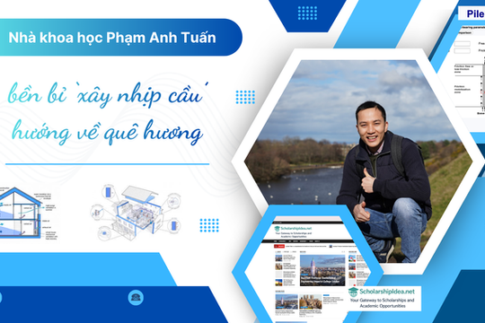 Nhà khoa học Phạm Anh Tuấn bền bỉ ‘xây nhịp cầu’ hướng về quê hương
