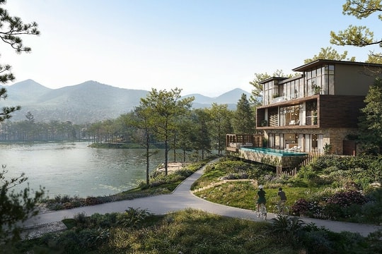 Biệt thự Lakeside Residences kiến trúc đương đại trên địa hình thung lũng