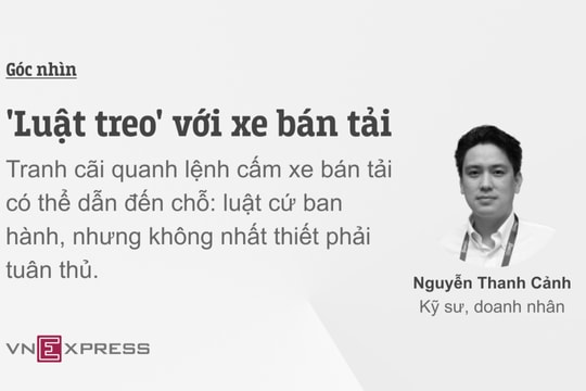 'Luật treo' với xe bán tải
