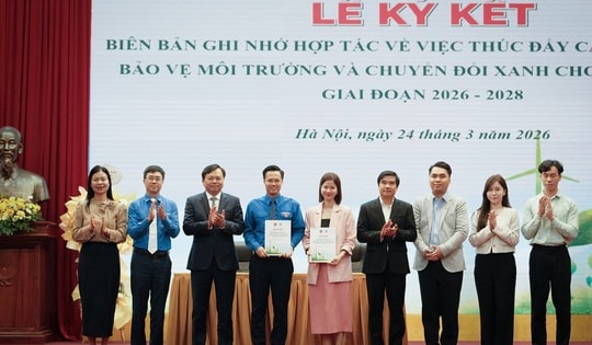 Quỹ Vì tương lai xanh cùng Đoàn Thanh niên Bộ Nông nghiệp & Môi trường chung tay thúc đẩy sáng kiến xanh