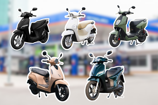 Review 5 xe máy điện hot nhất 2026