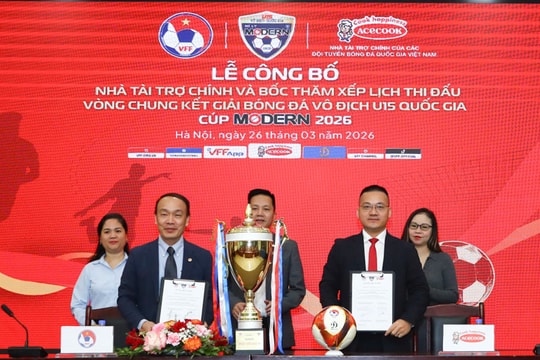 Không có bảng đấu 'tử thần' ở giải U15 Quốc gia 2026