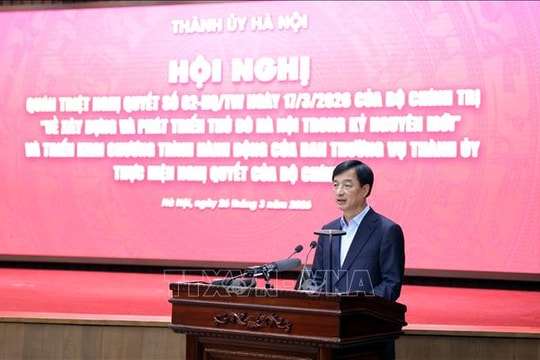 Nghị quyết số 02 -NQ/TW: Tạo nền tảng để Thủ đô phát triển bứt phá