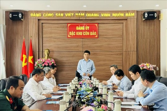 Phó Chủ tịch Quốc hội Vũ Hồng Thanh thăm và làm việc tại đặc khu Côn Đảo