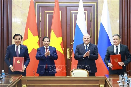 Chuyến thăm Nga của Thủ tướng Phạm Minh Chính đạt kết quả nhiều mặt và thực chất