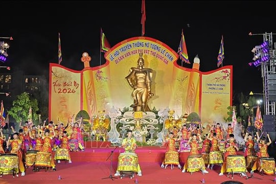 Khai mạc Lễ hội truyền thống Nữ tướng Lê Chân năm 2026