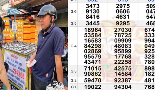 Xổ số miền Nam: Đại lý mời người trúng độc đắc và an ủi 140 vé đến đổi thưởng