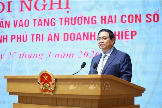 Thủ tướng Phạm Minh Chính chủ trì hội nghị về tăng trưởng hai con số và tri ân doanh nghiệp