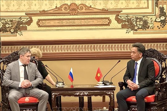 Thúc đẩy hợp tác giữa TP Hồ Chí Minh với các địa phương của Liên bang Nga