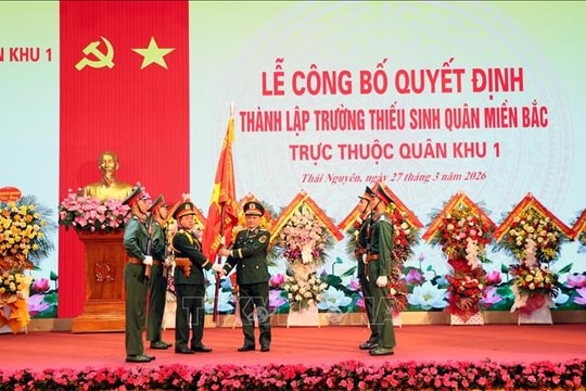 Thành lập Trường Thiếu sinh quân miền Bắc trực thuộc Quân khu 1