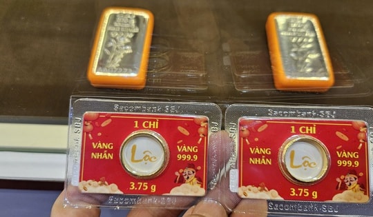 Cuối ngày 27-3, Công ty SJC, Bảo Tín Minh Châu, Bảo Tín Mạnh Hải tăng giá bán vàng miếng, vàng nhẫn